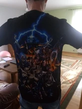 Camiseta de manga corta con estampado 3D de Maiden para niño y niña, ropa de calle a la moda, Hip-Hop, unisex