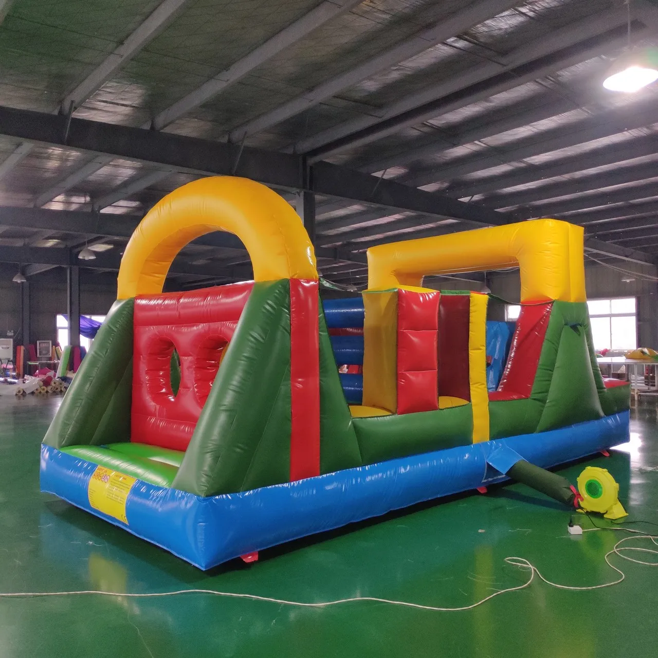 

New Design Inflatable Sports Obstacle Course For sale outdoor party rentals inflatable obstacle slide kids playground balloon ar