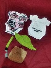 Mono de manga corta con estampado con letras para recién nacido, ropa de 0 a 18M