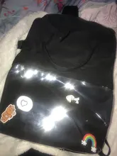 Ita Backpack Badges Clear Shoulder-Bag Nylon Teenager Girls Waterproof Hidden for PVC