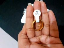 Letdiffery-anillo de acero inoxidable para hombre y Mujer, sortija con números romanos, Color dorado, para motorista