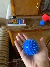 Bola de masaje de cuerpo completo para hacer ejercicio, Bola de estrés duro de 6cm para Fitness, ejercicio deportivo, erizo, agarre entrenamiento sensorial