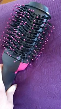 Secador de pelo 2 en 1 de un paso, cepillo de aire caliente, alisador de pelo, cepillo rizador, herramientas de estilismo de cabello, iones de pelo