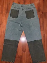 Pantalones vaqueros Harajuku para hombre, pantalón de pierna ancha, Estilo Vintage, Punk, holgado, temporada otoño primavera