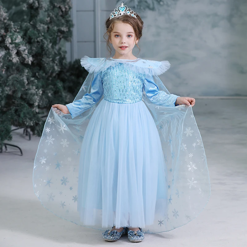 Нарядная детская одежда маскарадный костюм праздничное платье принцессы с принтом на Хеллоуин одежда Рапунцель для маленьких девочек 4, 5, 6, 7, 8, 10 лет - Цвет: As picture19