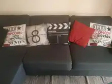 4 unids/set cine palomitas de maíz funda de almohada 45x45cm películas de sofá cojín para cintura cubierta Casa Decor