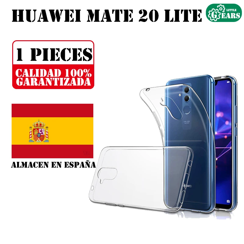 Ультратонкий прозрачный силиконовый чехол для Huawei Mate 20 lite гелевый Чехол из ТПУ с