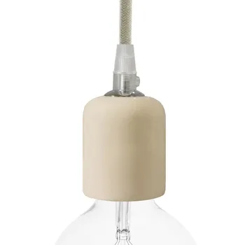 

Case ceramic with lamp holder E27 ivory color