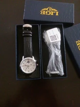 LIGE-reloj analógico con correa de cuero para hombre, nuevo accesorio de pulsera de cuarzo resistente al agua con cronógrafo, complemento Masculino deportivo de marca de lujo con esfera lunar automática