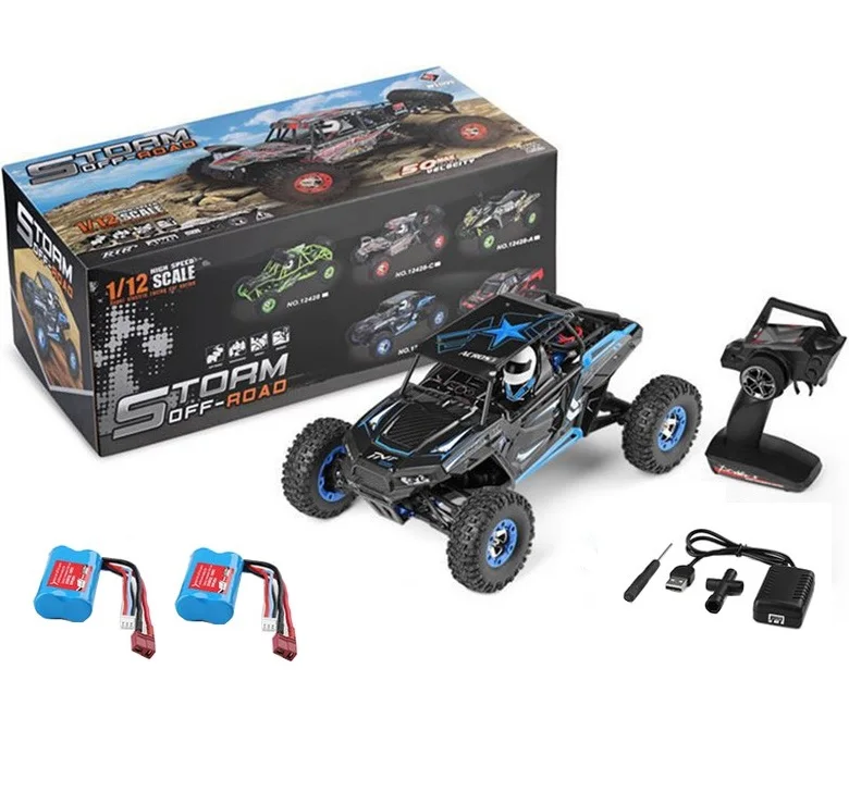 MODELTRONIC RC автомобиль Wltoys 12428 B PRO 1/12 4X4 гусеничный todocaminos Lipo 2 4G версия PIÑONES металл и