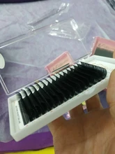 Pestañas postizas de alta calidad de 16 filas con espesor de 0,03 a 0,20, pestañas de imitación de visón, pestañas suaves individuales, extensión de pestañas postizas brillantes