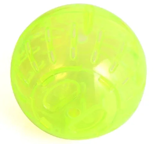 Yellow Пластиковые игрушки для домашних животных, грызунов, мышей, бегущих мячей, хомяк, Песчанка крыса, игровые мячи - Цвет: Yellow