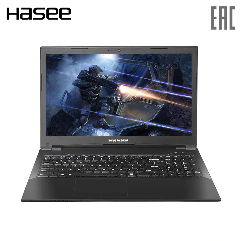 Игровой ноутбук Hasee K680E-G6E3 15.6&quot IPS FHD/ i5-8400 2.8 GHz/GTX1050Ti 4ГБ/ 8ГБ/256ГБ SSD+1TБ HDD/White