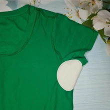 Almohadillas desechables de algodón para el sudor almohadillas axila bajo el brazo para el sudor, para vestido, protección contra el sudor, 100 Uds. (50 pares)