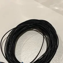 Correa de cuerda de rosca encerada de 0,5-2,5mm, collar, cuentas de cuerda para fabricación de joyería, pulsera Shamballa Diy, novedad