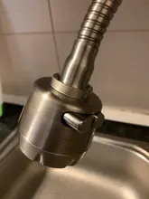LEDEME-grifo de cocina giratorio de un solo Mango, mezclador extraíble de 360 grados, montado en cubierta, L74304