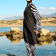 Марина 19102 консервативный Исламский купальник Maillot исламского Буркини скромный мусульманский