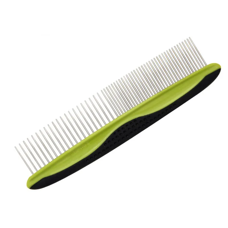 Cat Pet Accessories Dog Grooming Supply Comb For Removes Tangles Knot Matted Fur Tool With Stainless Steel Teeth Ergonomic Grip