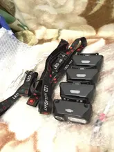 Headlamp Flashlight Torch Sanyi Hiking Mini Rechargeable Camping 18650 USB