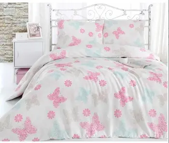 

Easy to Be Ironed Duvet cover set Double Personality Popillon A. Cream Ep-