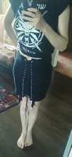 Black Skirt Clubwear Lace-Up Sexy Gothic-Style High-Waist Fashion Women Jiezuofang Female