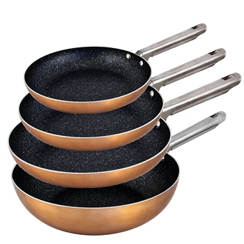 

Juego de sauce pans San Ignacio (20,24,28 cm) with wok 28 cm or spit 28x28 cm manufactured in aluminum pressing collection Aroma