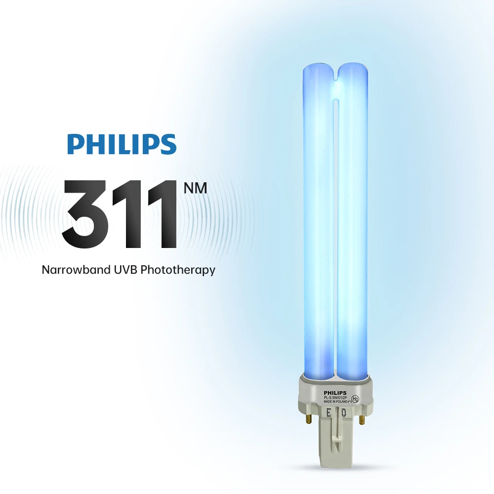 Ультрафиолетовая лампа для фототерапии PHILIPS PL-S нм 9 Вт/01/2P NB UVB 311NM | Красота и