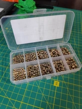 Nut Steel-Insert Knurling-Kit Copper Injection Stainlness M2.5 M3 Electrical for M2--L-3.5