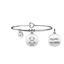 

Bracelet kidult dad dad stainless steel Ref. 231566-FAMILY
