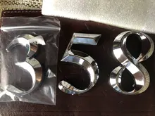 Door-Label Sticker Number Apartment Address Bronze Hotel Home Modern House Digital Golden