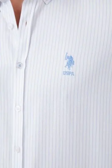 Синий Uss. POLO ASSN. Мужские тканые Gomlek - Цвет: Синий