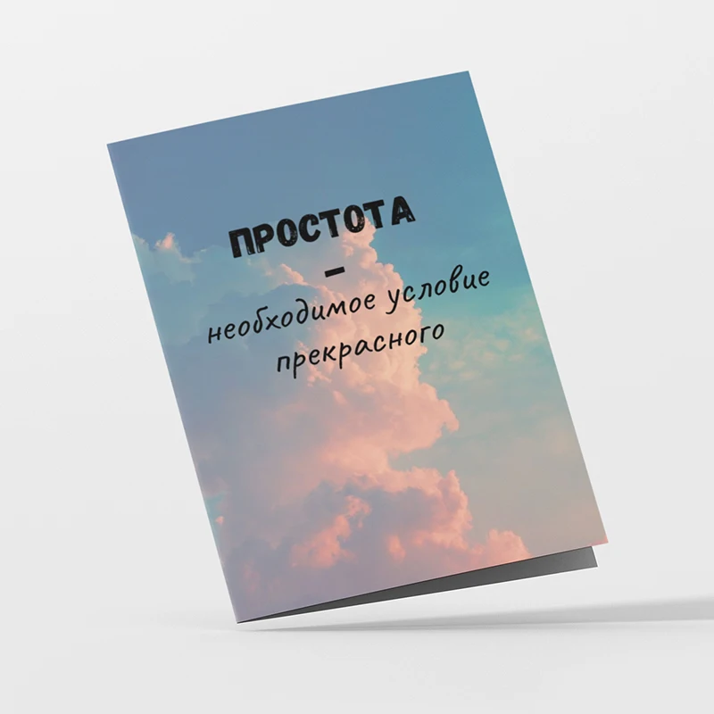 Рисунок 3 - Обложка на паспорт с мотивирующими фразами