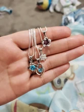 NEHZY-collar con colgante de corazón hueco de circonita de cristal para mujer, joyería de plata de ley 925, 45CM de longitud