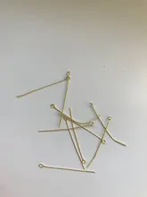 200 unids/lote 15 20 30 35 40 45 50mm bola ojo cabeza plana pines pendientes accesorios bricolaje resultados Headpins para suministros de fabricación de la joyería