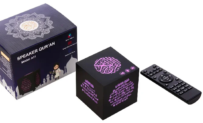 Touch color quran Колонка светильник настольная лампа звук Коран спикер мусульманский