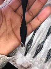 Pinzas de doble punta para cejas, 1 Uds., pinzas antiestáticas para extensión de pestañas, rizador, herramientas de maquillaje de belleza, envío directo