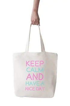

Angemiel Bag Large Keep Calm and Have A Good Day Shopping Beach Tote Bag