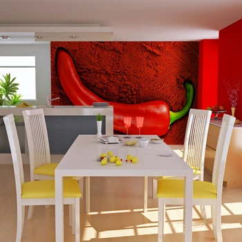 

Wall mural-Red hot chili pepper - 300x231 cm