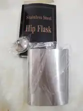 Hip-Flask Funnel-Pocket Whiskey Alcohol Stainless-Steel Lmetjma-1 10-Oz 7 6 8 9 4 5 