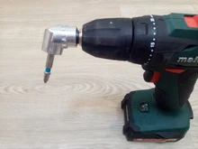 ZJCOSTOL-destornillador angular de 105 grados, adaptador de soporte de casquillo, brocas ajustables, destornillador de ángulo