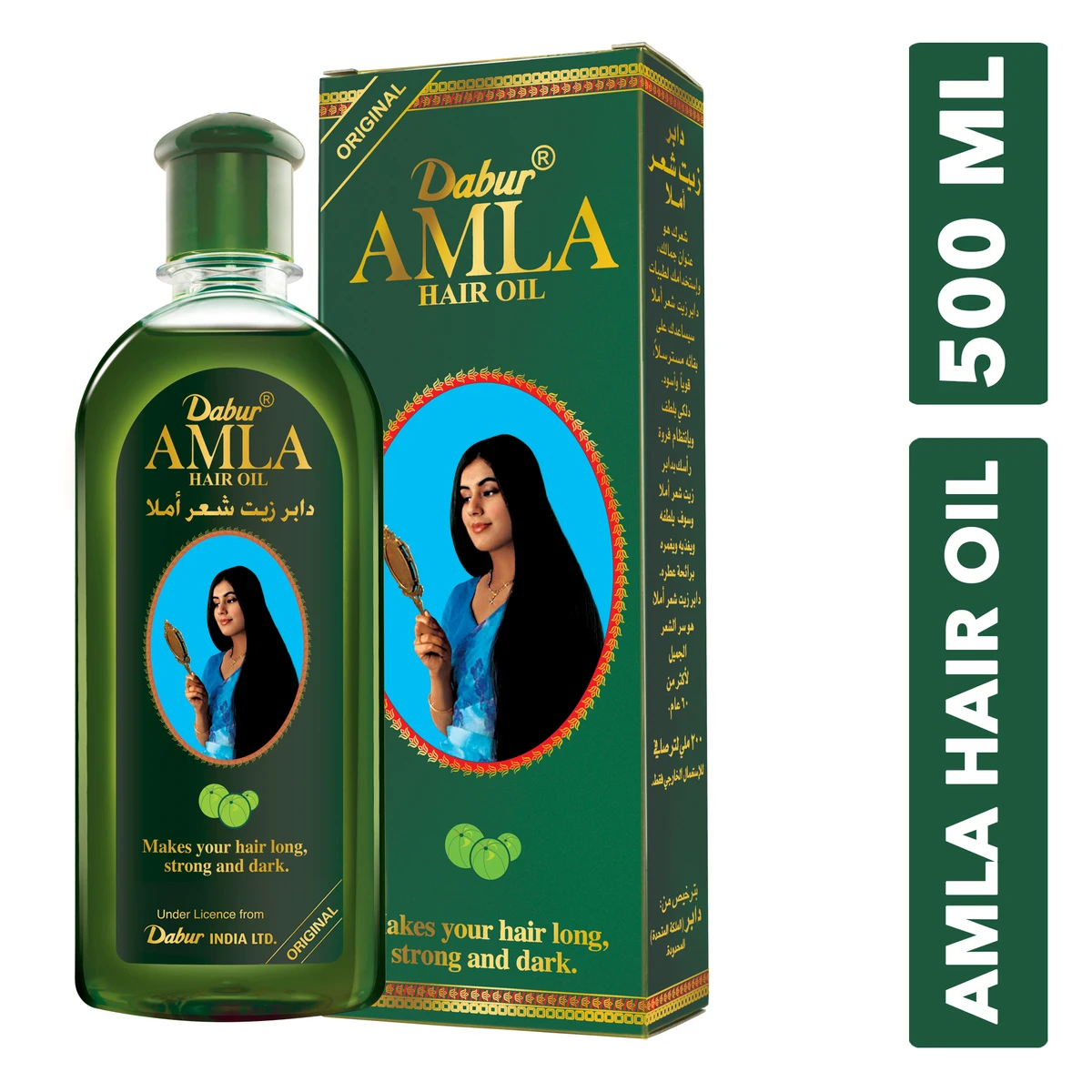Dabur Amla Hair Care Oil 200 ml Gorgeous hair shiny | Красота и здоровье