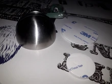 NAIERDI-Tope de puerta magnético de goma de acero inoxidable, soportes de puerta ocultos con antiperforación pegatina, sin clavos montados en el suelo, modelo DS-09
