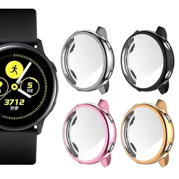 

TPU cover Case for Samsung Galaxy watch Active 40mm case Soft Plate/Clear Anti-Scratch screen protector watch bumper Accessories