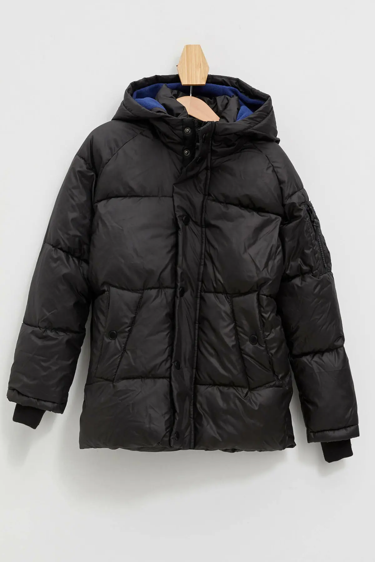 

DeFacto Fashion Boy Casual Solid Color Warm Jackets Winter Childrens Jackets Boys Thicken Leisure Outwear - K8514A619WN