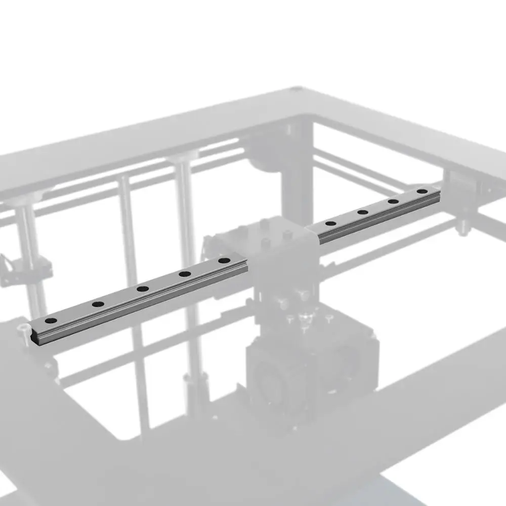 CNC Запчасти 12 мм линейной направляющей MGN12H 100 150 200 250 300 350 400 450 500 600 линейный рельс +