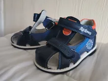 Apakowa-zapatos de Punta cerrada para niños pequeños, sandalias ortopédicas deportivas de cuero pu, zapatos de verano, 2019