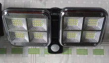 Solar-Lights Wide-Lighting IP65 Outdoor Waterproof 20w 120led with Adjustable-Head Angle