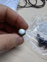 Interruptor de botón momentáneo de luz Led, pulsador eléctrico resistente al agua, 12v, 8/10/12/16/19/22mm, 220v, 24v, 3v