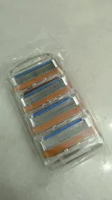 4 unids/lote cuchillas de afeitar 5 capa de hojas de afeitar para Gilettee de energía de fusión de afeitar cuchillas Gillette Proglide máquina