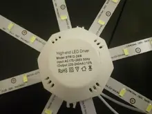 Octopus Light Ceiling-Lamp LED Energy-Saving Warm White Cold 5730SMD 220V 24W 16W 12W